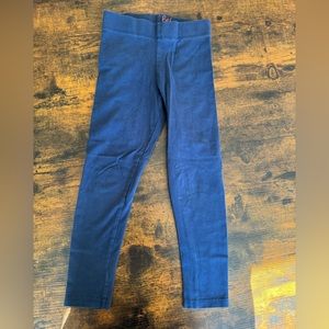 Mini-Biden durable and comfortable girls 6/7 navy blue leggings.
